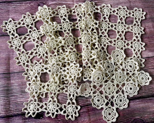 Vintage hand crocheted - 3,