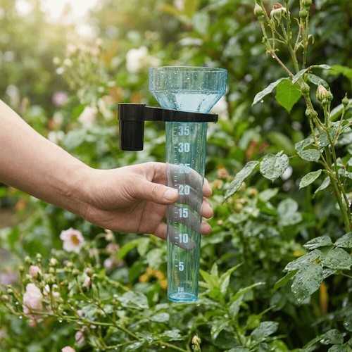 Portable plastic rain - plastic, gauge