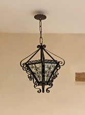 Antique twisted iron metal and