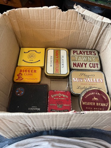Cigarette cigar tins - cigarette, 16