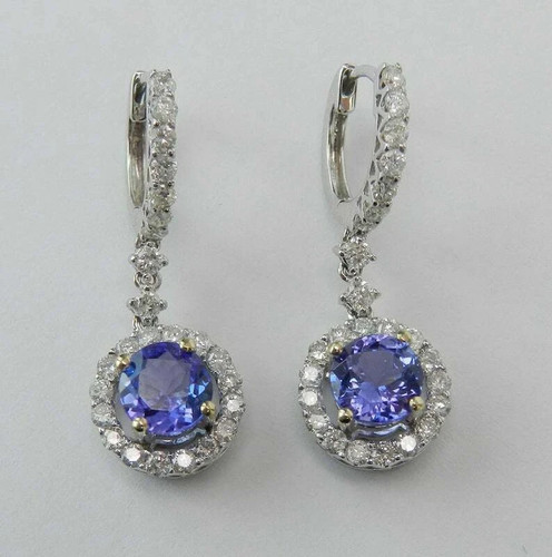 Round cut tanzanite - round,