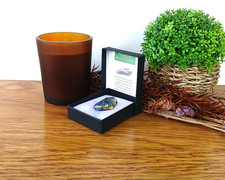 Rainbow Titanium Aura Quartz Crystal Stone Chakra Healing in Presentation Box