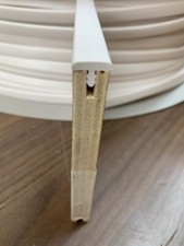 12MM T TRIM WHITE FLAT T TRIM