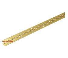 Contionous Piano Hinge Electro Brass,2x 1m 32mm open width for cabinet,door-Pair