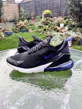 Nike Air Max 270 Black Persian Violet Uk Size 10.5