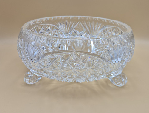 Vintage crystal cut - crystal,