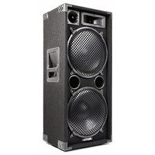Max SP212 PA Speaker System 1400W Dual 12" Woofers for DJ Disco Parties