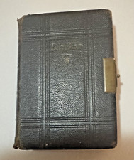 Bible with clasp, inscribed