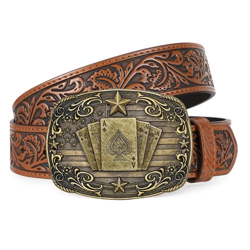 Cowboy belt western leather - cowboy,