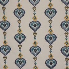 Kasbah ikat fabric - fabric, blue