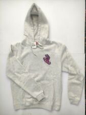 Santa Cruz Hoodie Womens Small Grey Kaleido Screaming Hand Skater Outdoor