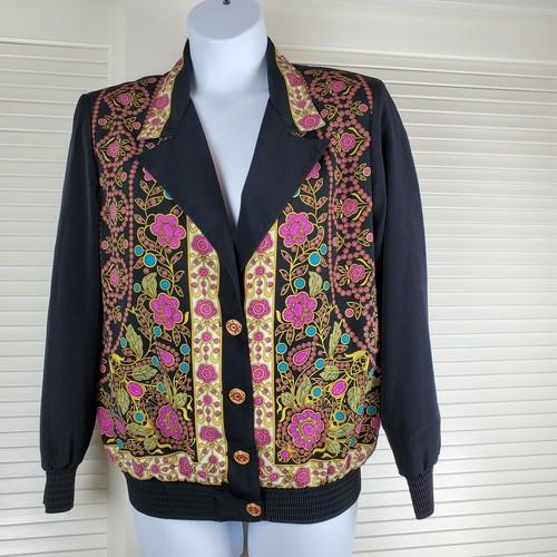 Vintage jordana womens bomber - vintage,