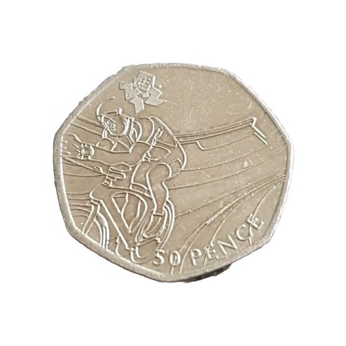 Olympic 50p cycling - cycling,
