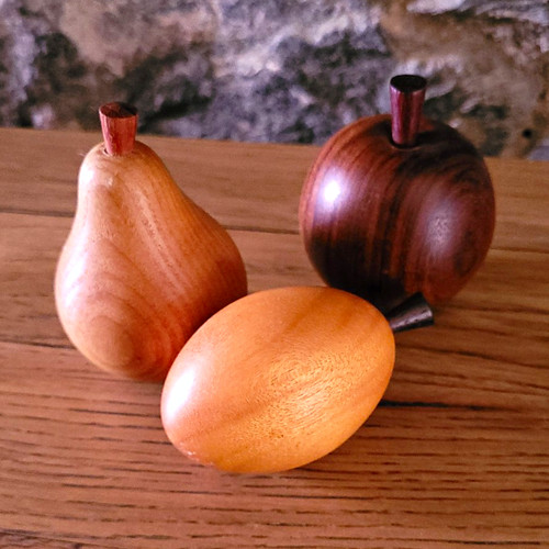 Wooden decorative fruit - wooden,