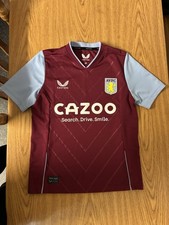 Kids Aston Villa Football Shirt Size JM 7-8