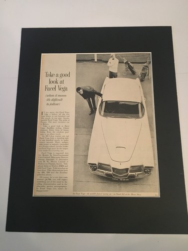 Facel vega car 1960 original - facel,