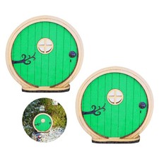 2-Pack Fairy Door, 3.9 x 3.9"
