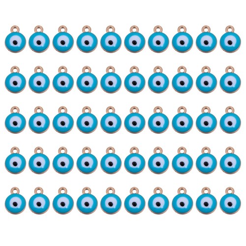 50pcs evil eye charms - 50pcs,