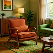 Mid Century Modern Burnt