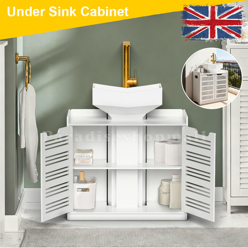 White under sink bathroom - under-sink,