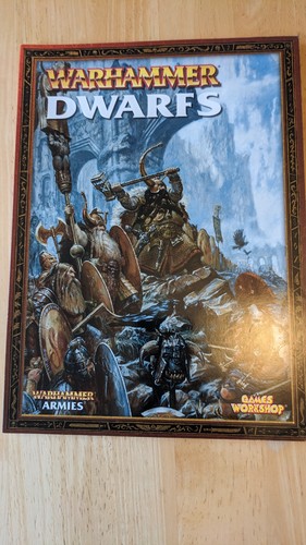 Warhammer dwarfs army book - warhammer,
