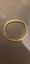 9ct Gold Hinged Oval Shaped