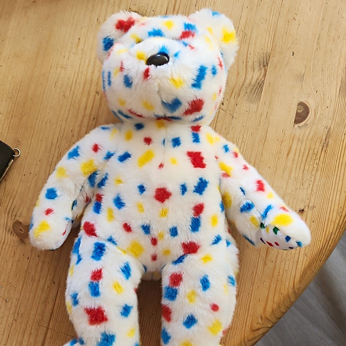 Beanie babies small white - small,