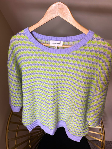 Fabienne chapot rose pullover - fabienne,