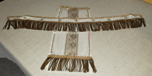 Vintage curtain panel - curtain, &