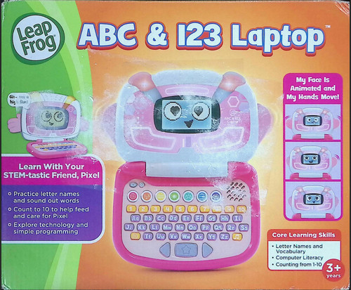 Leapfrog abc 123 laptop - leapfrog, pink