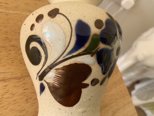 Vintage bud vase hand - vase,