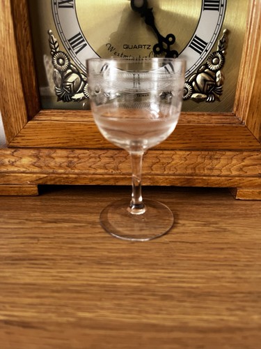 Set antique etched - of, 6