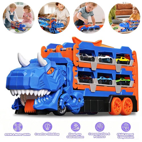 Dinosaur transport truck - dinosaur, toy