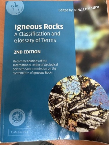 Igneous rocks classification - igneous,