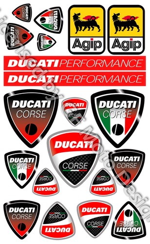 Multistrada sticker decal set - sticker,