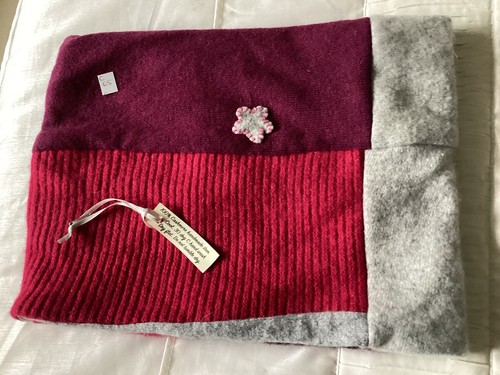 100 cashmere redbone snood - 100%,