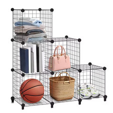 6 Cube Wire Storage Organizer
