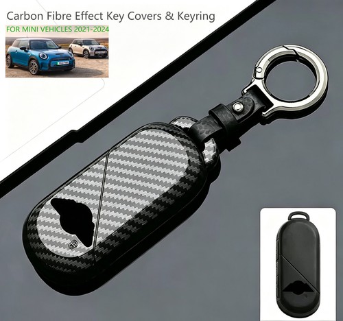 Carbon look key fob cover - look,