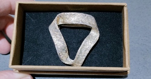 Vintage silver tone eternity - vintage,