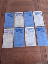 PORTSMOUTH F.C x 9 HOME PROGRAMMES 1948/49