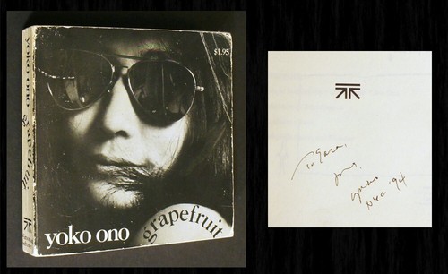 Yoko ono signed grapefruit - grapefruit,