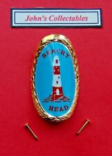 COLLECTABLE BEACHY HEAD WALKING STICK BADGE  / MOUNT NEW IN PACKET LOT B