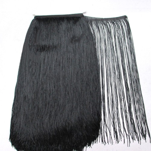 Long tassel fringe lace trim - fringe,
