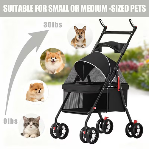 Wheel portable pet - 4-wheel,