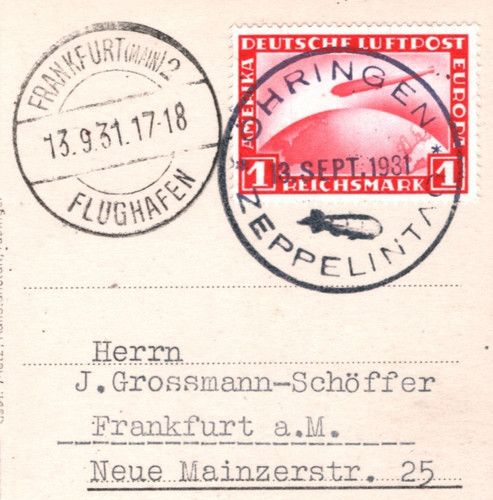 Graf zeppelin air mail - graf,