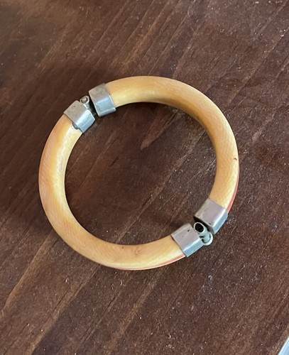 Vintage carved bangle bracelet - vintage,