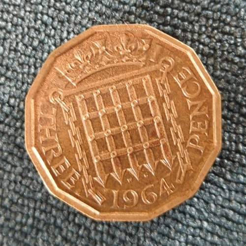 Elizabeth 1964 threepence - ii,