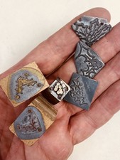 Letterpress Printing Christmas collection of Christmas plates 