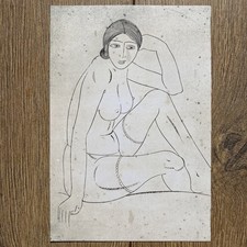 Eric Gill - The Sofa (I Think) - Print 23.5cm By 6cm approx