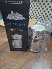 Nuvantee Ice Crusher Manual Hand Crank with Stainless Steel